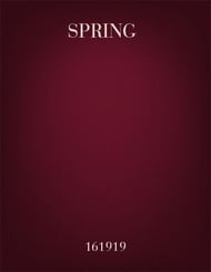 Spring SSA choral sheet music cover